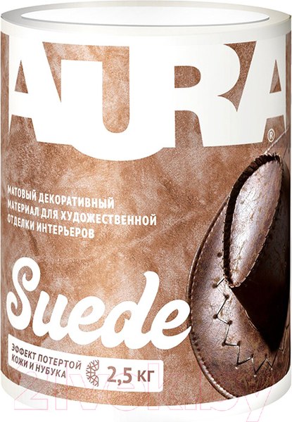 Изображение товара Штукатурка готовая декоративная Aura Dekor Suede (2.5кг)