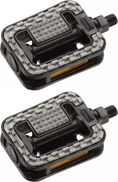 Изображение товара Комплект педалей для велосипеда Neco WP302 BK+GR / NC11062