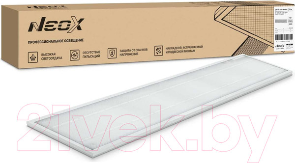Изображение товара Панель светодиодная Neox ДВО-01 7565-Призма / 4690612053004