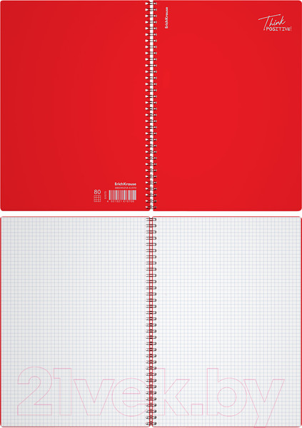 Изображение товара Тетрадь Erich Krause Words / 61970 (80л, красный)