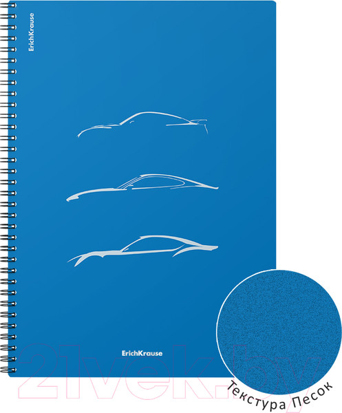 Изображение товара Тетрадь Erich Krause Mirage / 61972 (80л, синий)