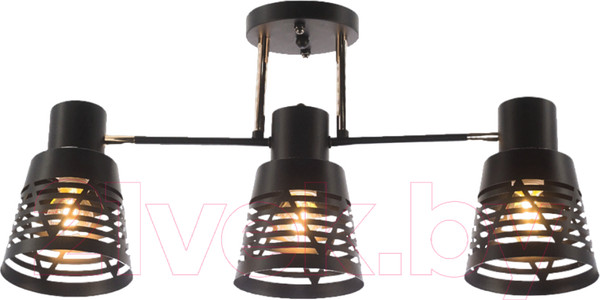 Изображение товара Люстра Aitin-Pro НПБ 02-3x60-101 / 6074/3 (черный/золото)