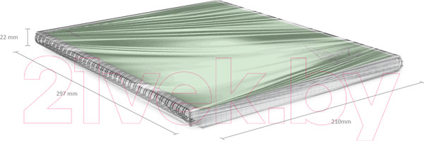 Изображение товара Тетрадь Erich Krause Motion / 61975 (80л, зеленый)