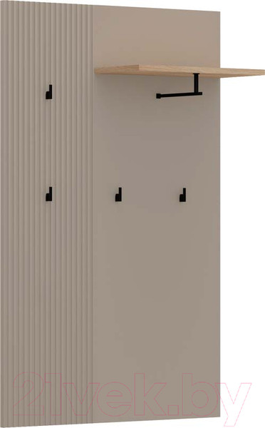 Изображение товара Вешалка для одежды Black Red White Domenica WIE (глиняный серый/дуб сильвержек ореховый)