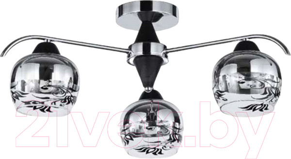 Изображение товара Люстра Aitin-Pro НПБ 02-3x60-105 / 8028/3 (черный/хром)