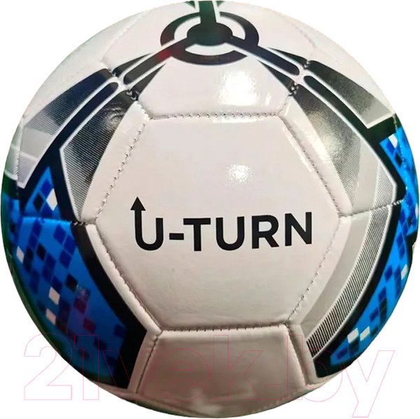 Изображение товара Футбольный мяч No Brand МБ-2418 (белый/синий)