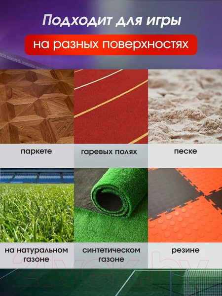 Изображение товара Футбольный мяч No Brand МБ-2418 (белый/синий)