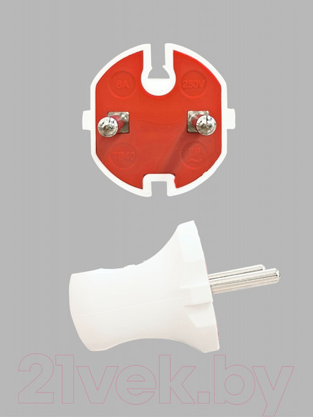 Изображение товара Вилка штепсельная AY-KA 77 110 00 (белый)