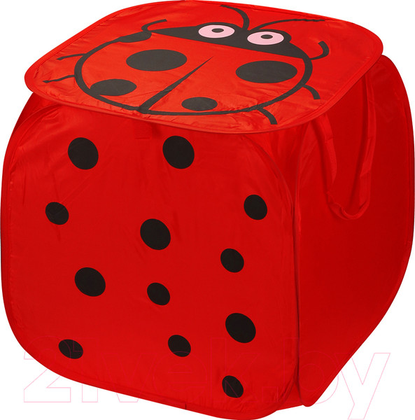 Изображение товара Корзина No Brand Божья коровка / КДИ-2722 (красный)