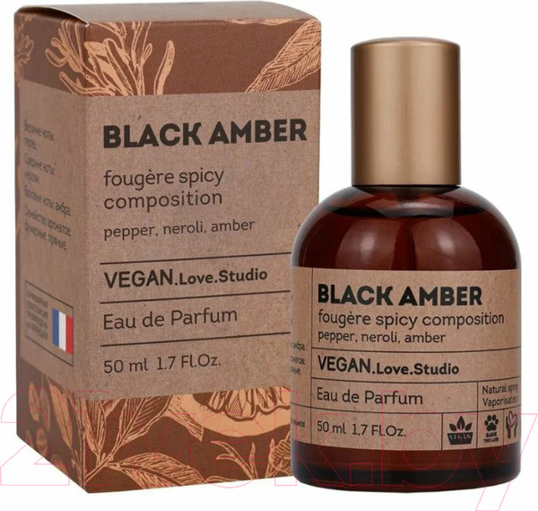 Изображение товара Парфюмерная вода Delta Parfum Vegan Love Studio Black Amber (50мл)
