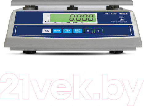 Изображение товара Весы торговые Mertech M-ER 326 AF-15.2 LCD Cube