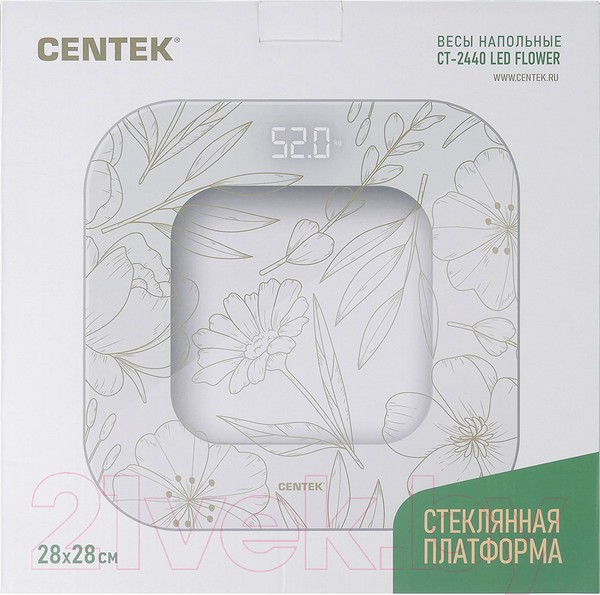 Изображение товара Напольные весы электронные Centek CT-2440 (цветы)