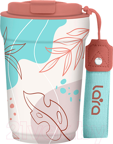 Изображение товара Термокружка Lara LR04-28 (листья)