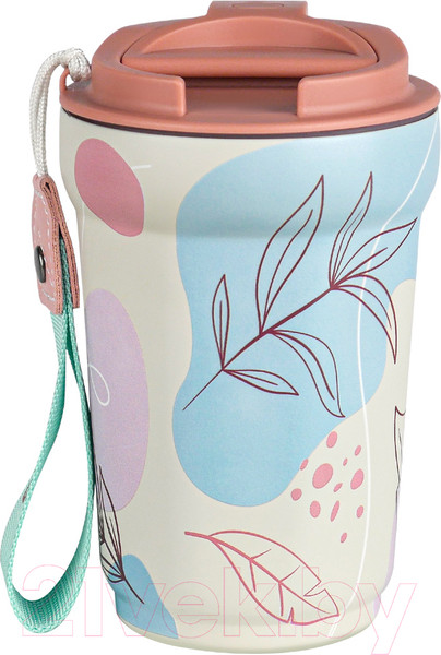 Изображение товара Термокружка Lara LR04-28 (листья)