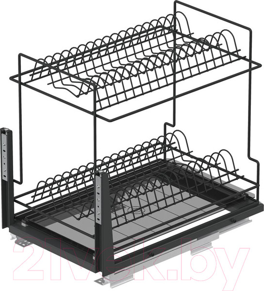 Изображение товара Корзина-сушка выдвижная Starax Tandem S-2111-A (антрацит)