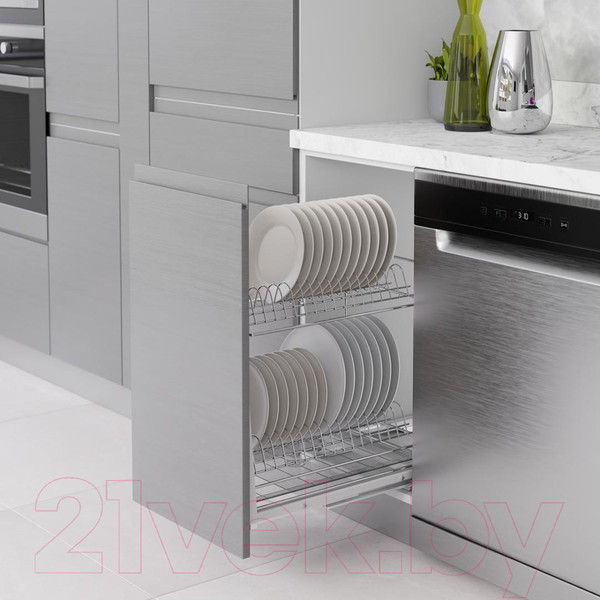 Изображение товара Корзина-сушка выдвижная Starax Tandem S-2111-C (хром)