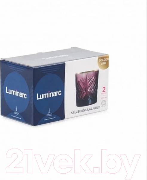 Изображение товара Набор стаканов Luminarc Зальцбург Лилак Голд O0432 (2шт)