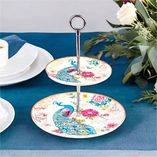 Изображение товара Ваза-этажерка SIJ Павлин GC2414