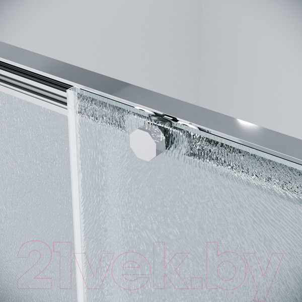 Изображение товара Душевая дверь Grossman Style 130x195 / 100.K33.05.130.10.02 (хром,стекло шиншилла)