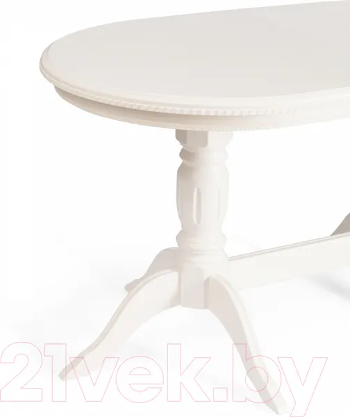Изображение товара Обеденный стол Tetchair Coppola 140+40x80x77 (бук/Ivory White)