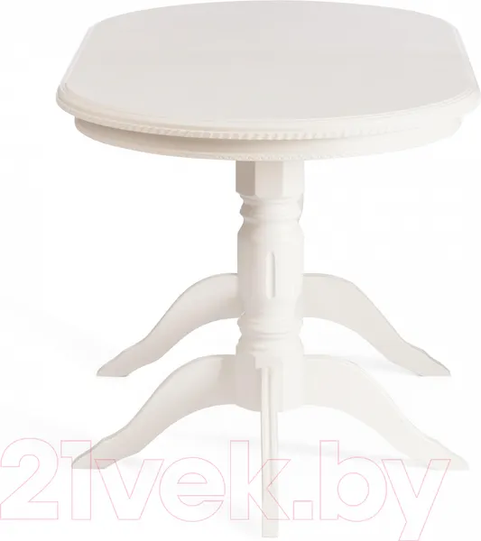 Изображение товара Обеденный стол Tetchair Coppola 140+40x80x77 (бук/Ivory White)