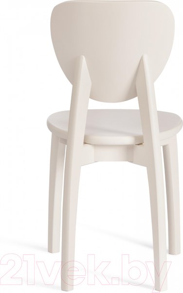Изображение товара Стул Tetchair Diamante жесткое сиденье (бук/Ivory White)