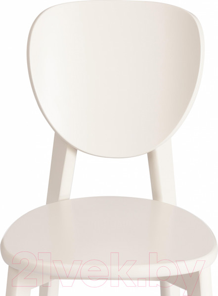 Изображение товара Стул Tetchair Diamante жесткое сиденье (бук/Ivory White)