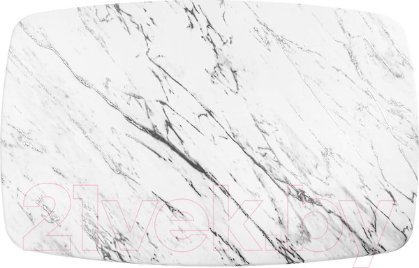 Изображение товара Обеденный стол Sheffilton SHT-TU30-2/TT41 120/80 МДФ бочкообразная (черный/кроскат пластик)