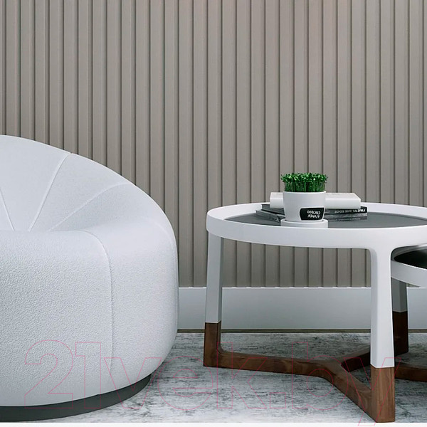 Изображение товара Профиль для стеновой панели STELLA Старт для МДФ Beats De Luxe Sandgrau (2700x66.5x16)