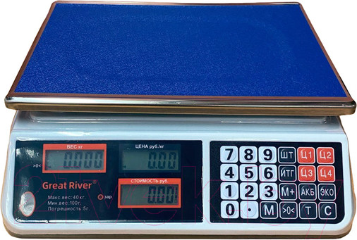 Изображение товара Весы торговые Great River DH-601 LCD (без стойки)