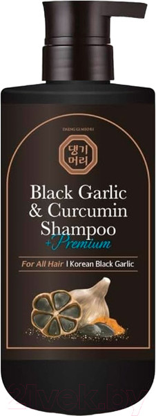 Изображение товара Шампунь для волос Daeng Gi Meo Ri Black Garlic and Curcumin Shampoo (500мл)