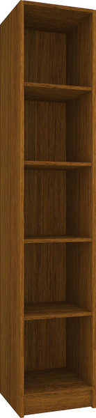Изображение товара Стеллаж МДК СЛУ1 узкий открытый 390x370x2000 (орех гварнели)