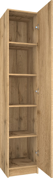 Изображение товара Стеллаж МДК СЛУ2 узкий закрытый 390x386x2000 (дуб вотан)