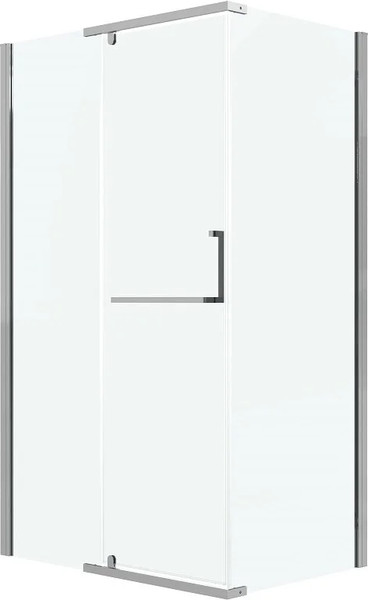 Изображение товара Душевая стенка Grossman Pragma 90x195 / 200.K33.03.90.10.00 (хром,стекло прозрачное)