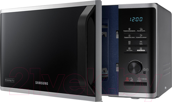 Изображение товара Микроволновая печь Samsung MG23K3515AS/BW (серебристый/черный)