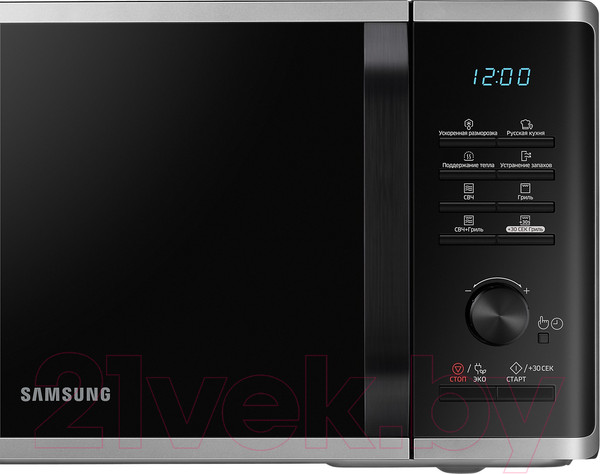 Изображение товара Микроволновая печь Samsung MG23K3515AS/BW (серебристый/черный)