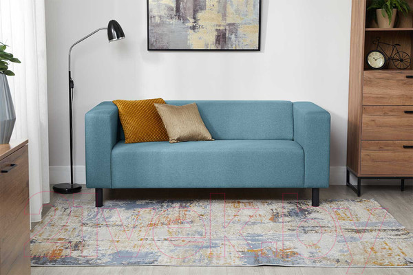 Изображение товара Диван Mio Tesoro Белфаст 307 (Savanna Plus Blue 1175)