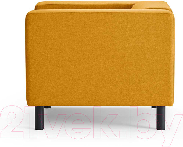 Изображение товара Кресло мягкое Mio Tesoro Белфаст 307 (Savanna Plus Yellow 1172)