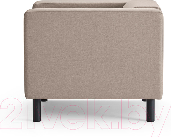 Изображение товара Кресло мягкое Mio Tesoro Белфаст 307 (Savanna plus Mocca 1176)