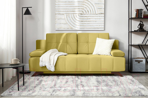 Изображение товара Диван Mio Tesoro Баден-Баден 353 (Bergen New Mustard 1399)