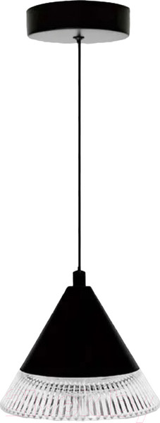 Изображение товара Потолочный светильник Estares Lampa 7W 1R-ON/OFF-140x1340-BLACK/CLEAR-220-IP20