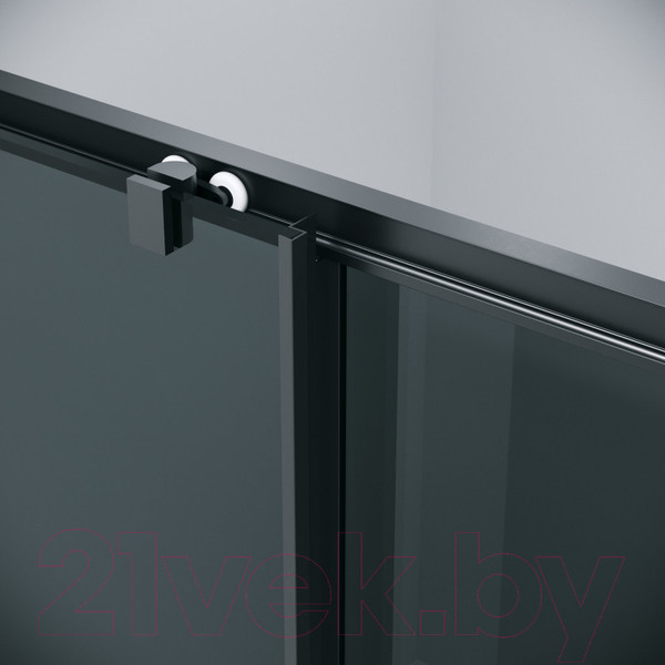 Изображение товара Душевая дверь Grossman Cosmo 100x195 / 100.K33.02.100.21.10 (черный матовый,стекло тонированное)