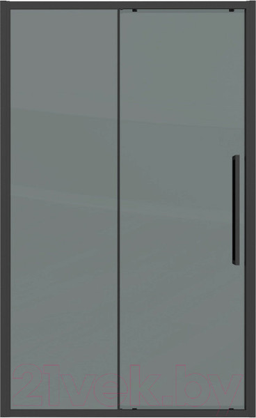 Изображение товара Душевая дверь Grossman Cosmo 100x195 / 100.K33.02.100.21.10 (черный матовый,стекло тонированное)