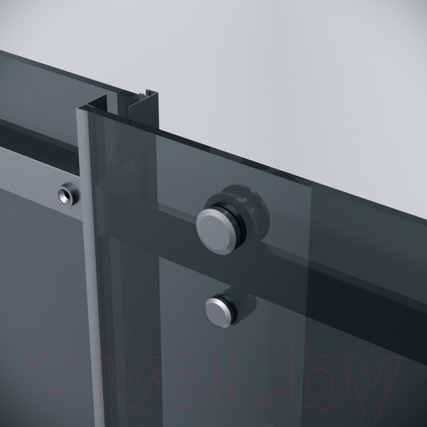 Изображение товара Душевая дверь Grossman Classic 100x195 / 100.K33.04.100.21.10 (черный матовый,стекло тонированное)