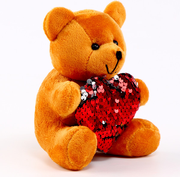 Изображение товара Мягкая игрушка Sima-Land Мишка с сердцем / 9954595
