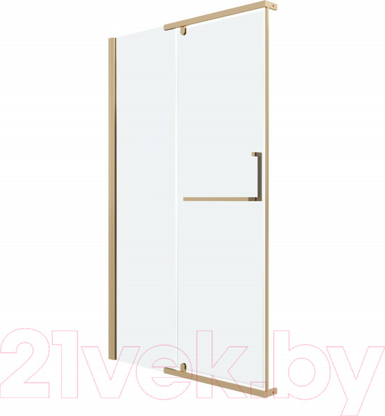 Изображение товара Душевая дверь Grossman Pragma 100x195 / 100.K33.03.100.32.00 (золото сатин/стекло прозрачное)