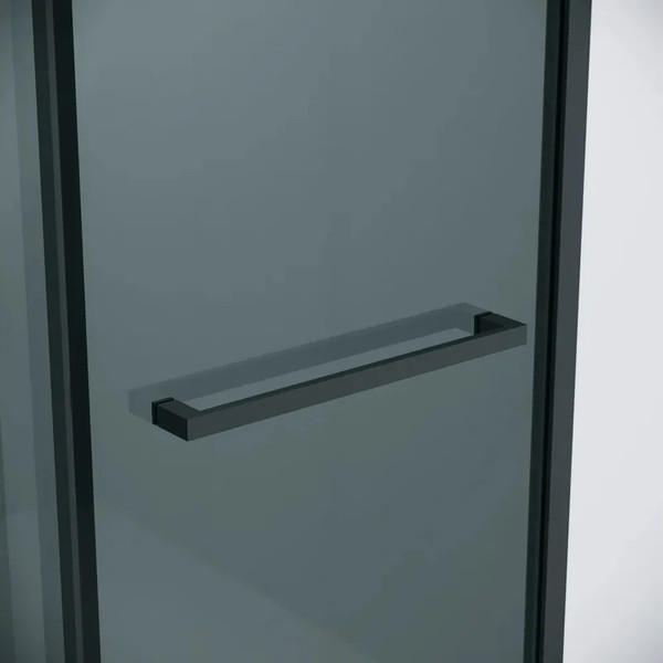 Изображение товара Душевая стенка Grossman Style 80x195 / 200.K33.05.80.21.10 (черный матовый, стекло тонированное)