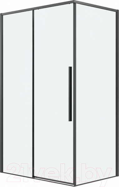 Изображение товара Душевая стенка Grossman Galaxy 90x195 / 200.K33.01.90.42.00 (графит сатин/стекло прозрачное)