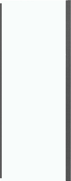 Изображение товара Душевая стенка Grossman Pragma 90x195 / 200.K33.03.90.42.00 (графит сатин/стекло прозрачное)