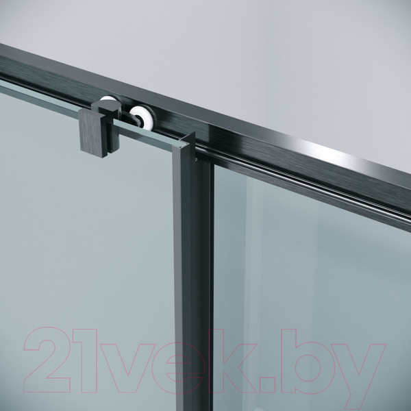 Изображение товара Душевая дверь Grossman Cosmo 140x195 / 100.K33.02.140.42.00 (графит сатин,стекло прозрачное)